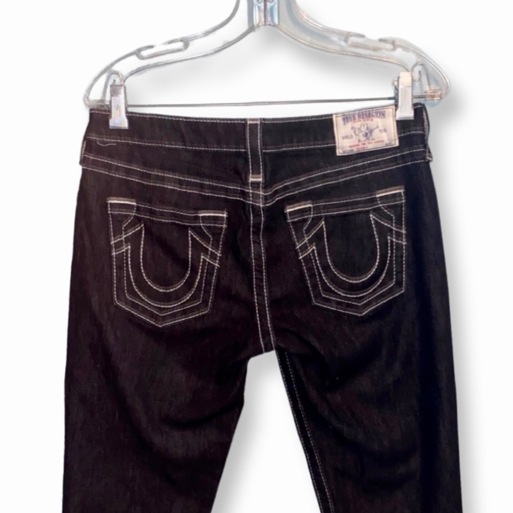 Black True Religion Skinny Jeans Size 29 Inseam Length 30